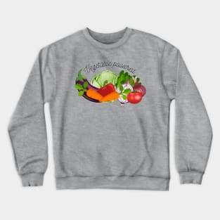 Vegetable powered Crewneck Sweatshirt